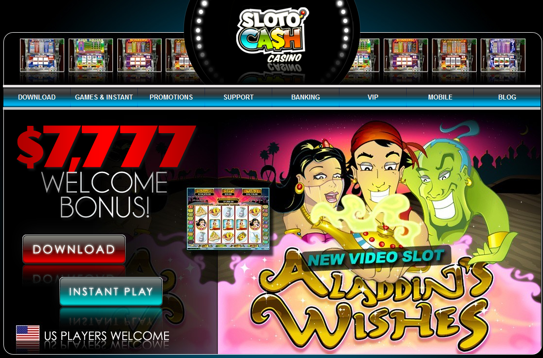 Sloto Cash Casino -
                                        Aladdin